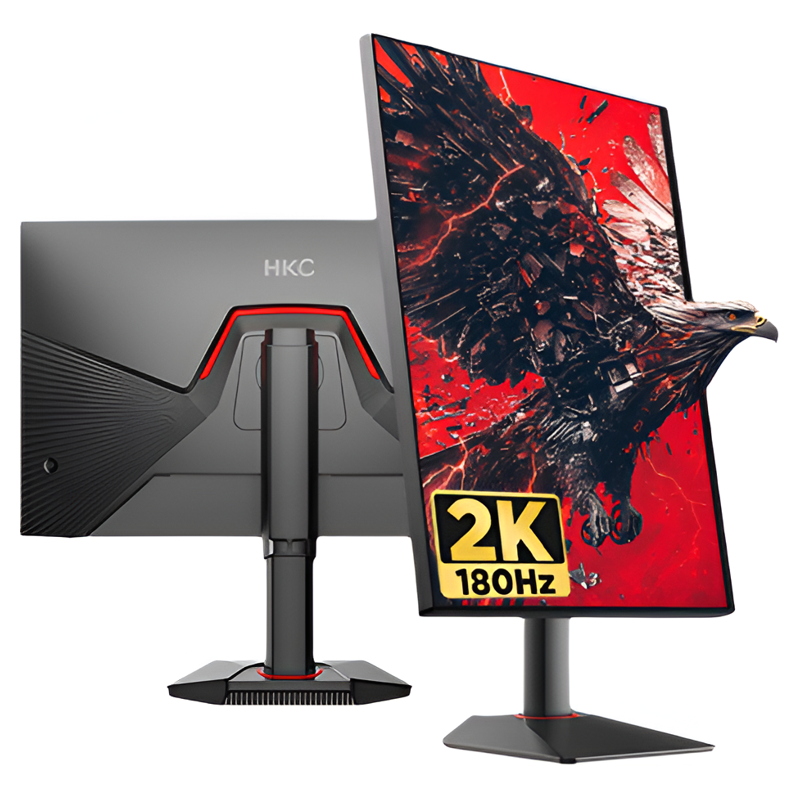 HKC 猎鹰2 G27H2 27英寸 IPS G-sync FreeSync 显示器（2560×1440、180Hz、123%sRGB、HDR400）