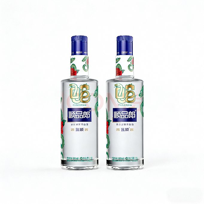 郎酒 顺品郎 蓝顺 浓酱兼香型 乙巳蛇年纪念酒 53度 1.5L*2瓶 装 195.19元