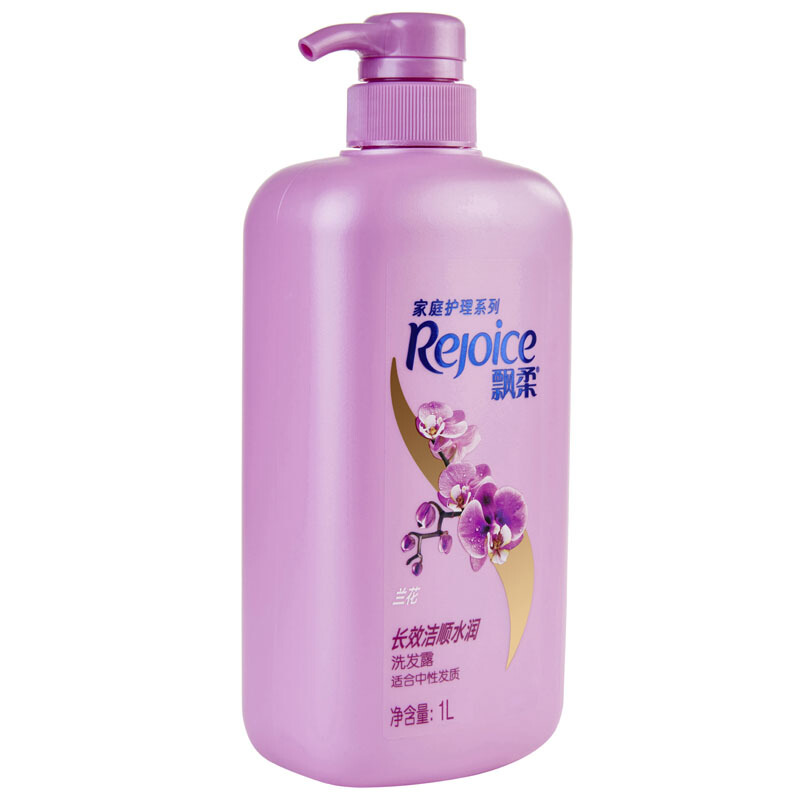 Rejoice 飘柔 家庭护理系列兰花长效洁顺水润洗发露 1L 29.8元