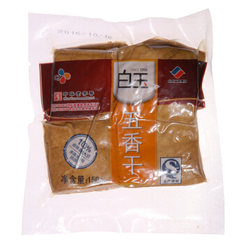 白玉 真空五香干 150g 豆制品 4.99元（需买3件，需用券）