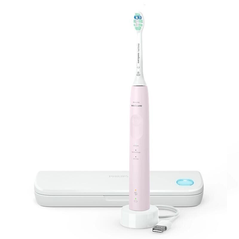 PHILIPS 飞利浦 Sonicare健康护龈系列 HX3697/21 电动牙刷 粉色 345.92元