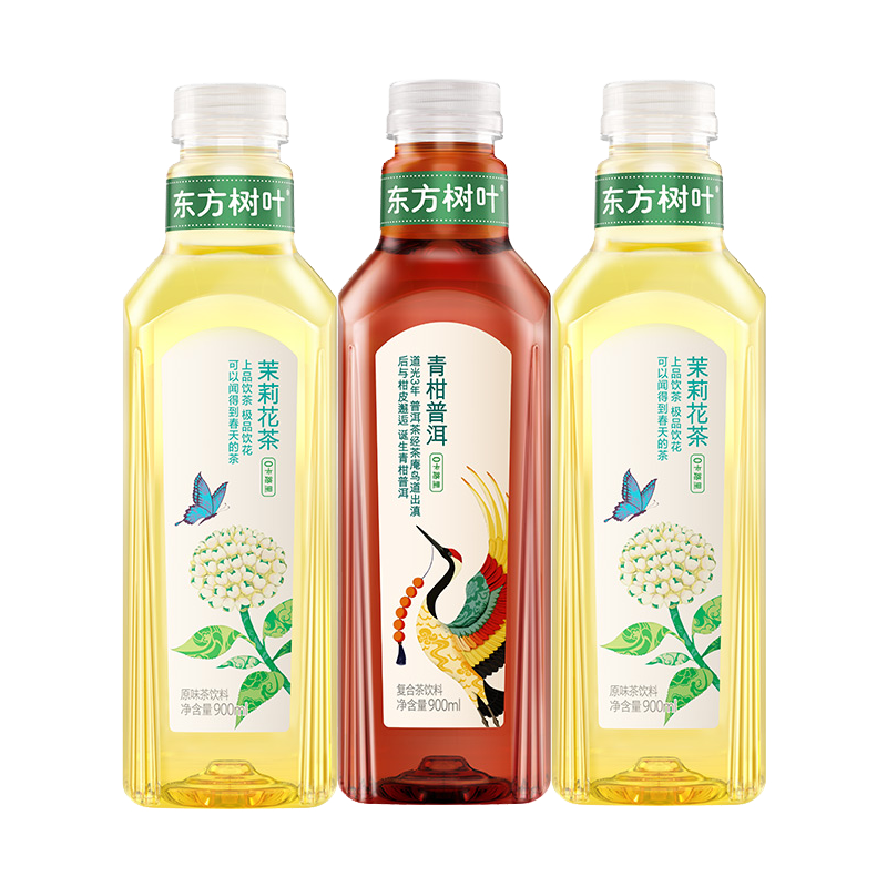 农夫山泉东方树叶900ml*4瓶 券后22.9元