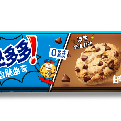 移动端、淘金币可用：趣多多 大块曲奇缤纷逗香脆莓果味85g 14.7元（淘金币