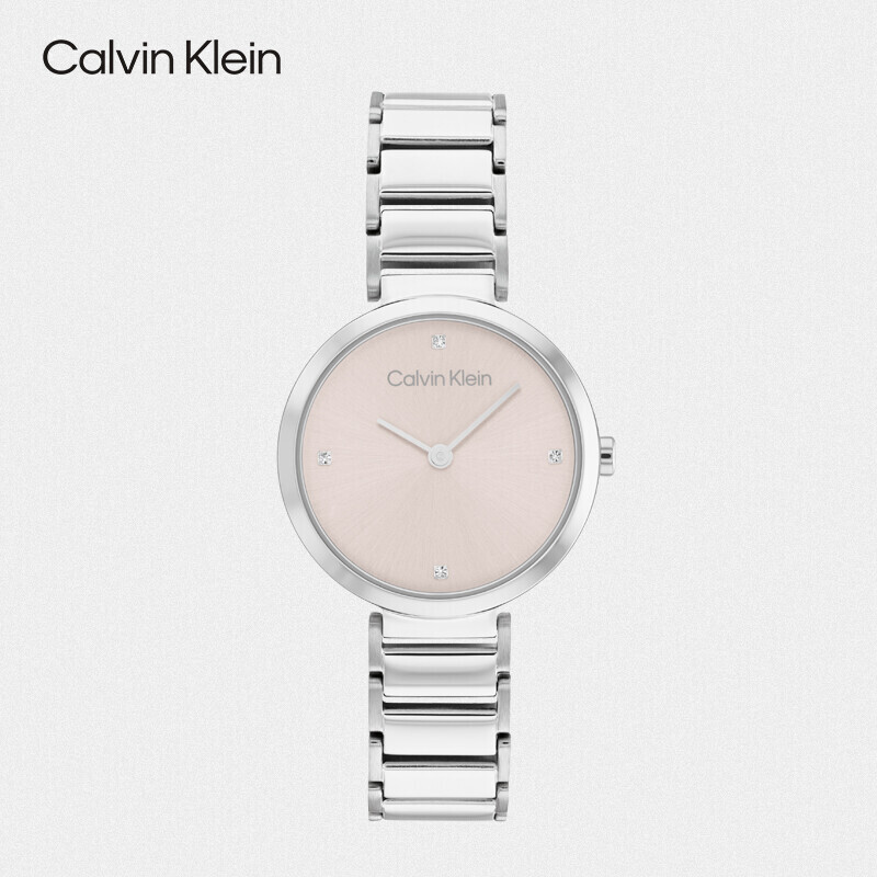 卡尔文·克莱恩 Calvin Klein 女士石英腕表 25200138 1105元