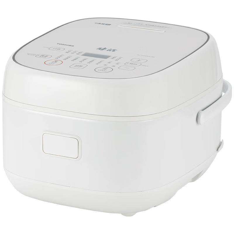 东芝 白珍珠0涂层电饭煲4-5人无涂层不沾316L不锈钢内胆4升RC-15HOVC(W) 486.93元