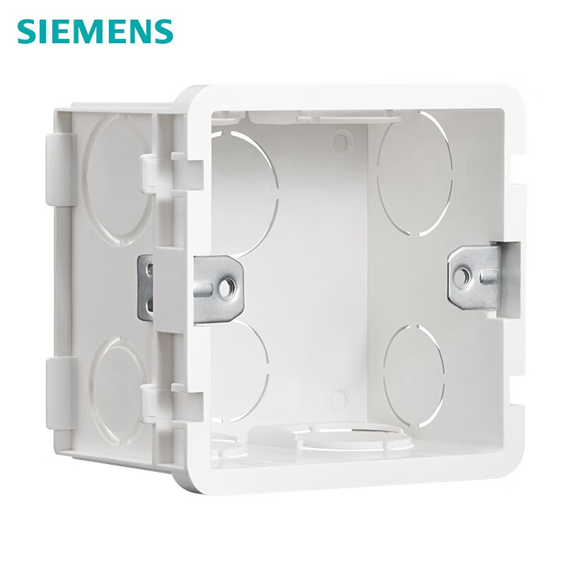 PLUS会员：SIEMENS 西门子 线盒 暗装底盒 86型 白色 1.16元包邮（需领券）