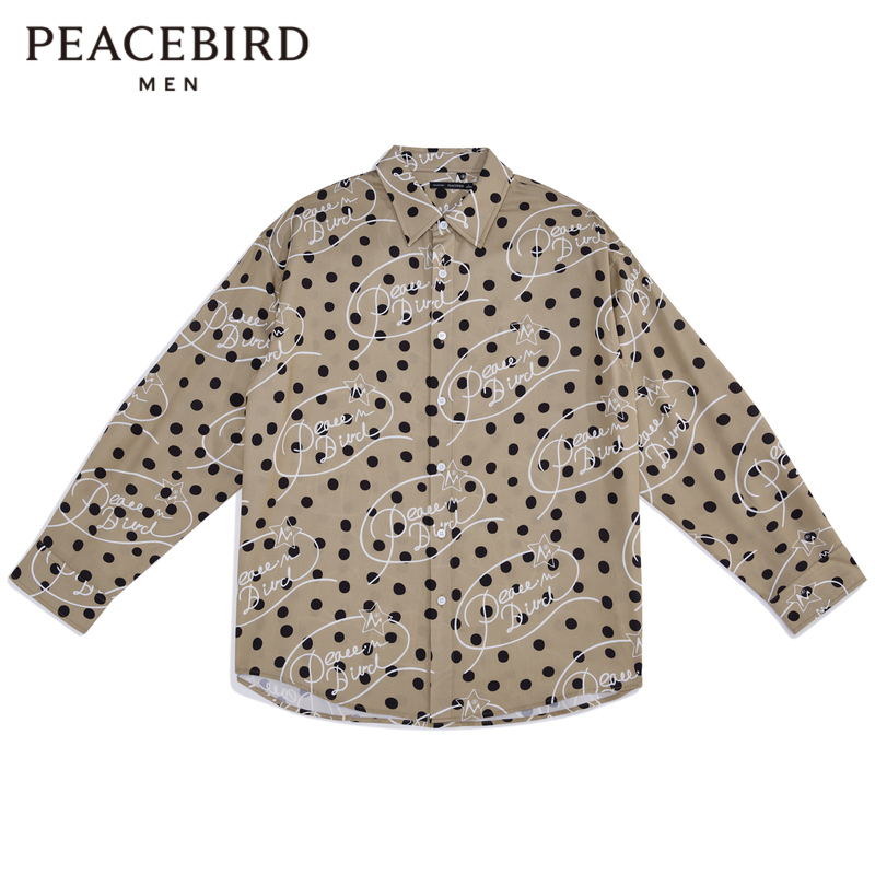 PEACEBIRD 太平鸟 男士休闲衬衫 B1CHC1311 62.5元