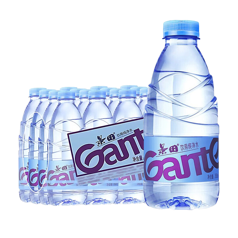 景田 饮用纯净水 360ml×24瓶
