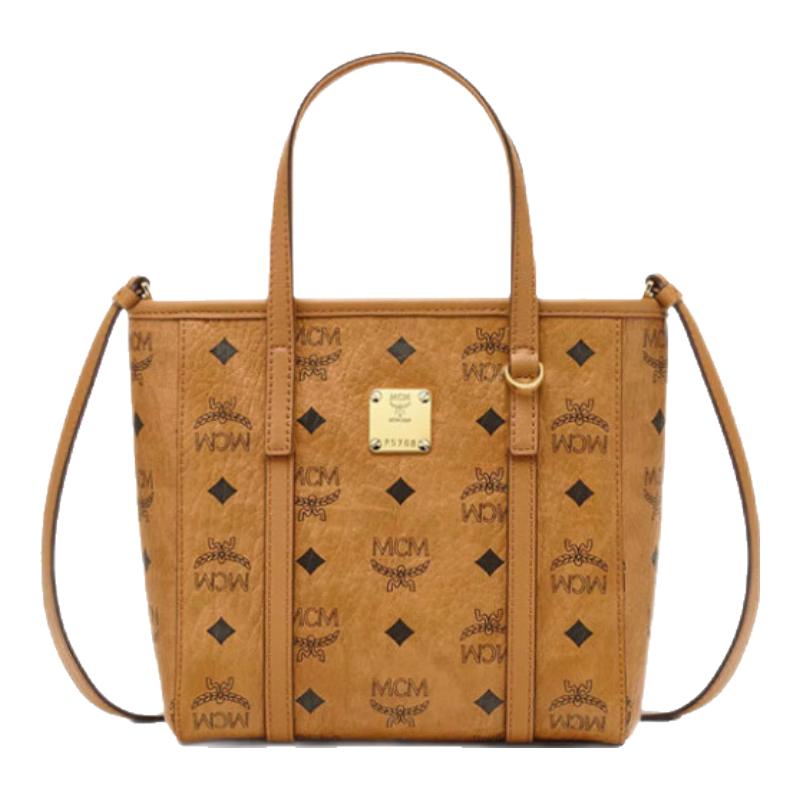 MCM Toni Visetos系列 女士购物袋 MWPAATN04CO001 干邑色 迷你 2521元（需用券）