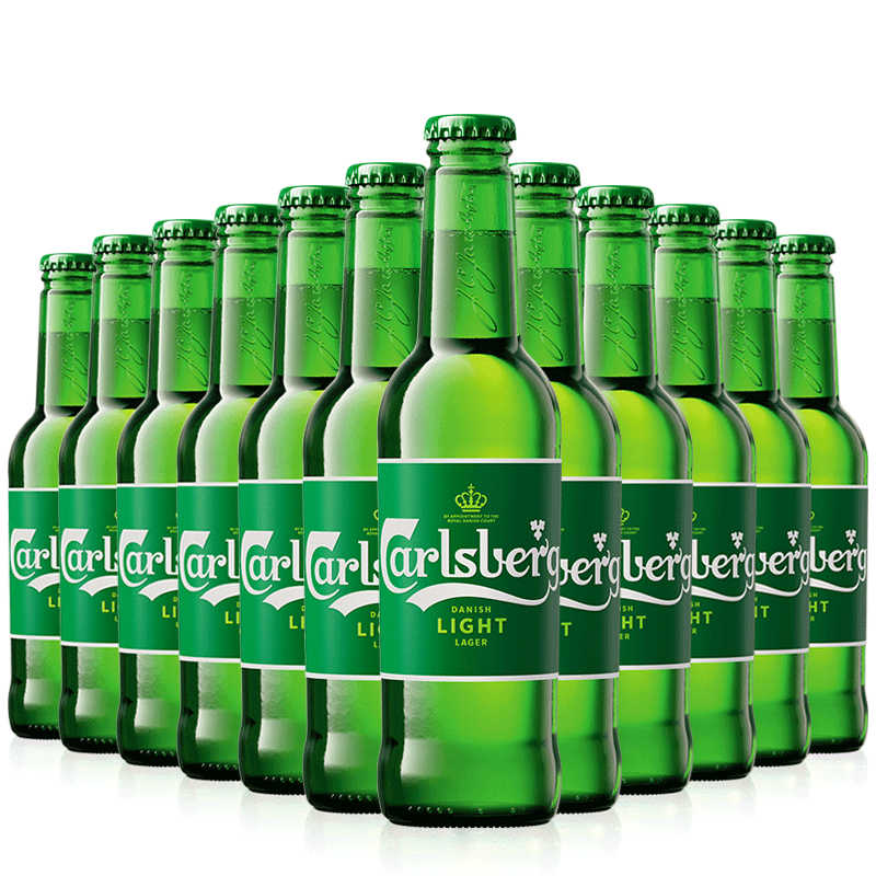 奇盟 Carlsberg/嘉士伯啤酒330ml*24瓶英国黄啤酒整箱临期清仓 67.9元（需用券）