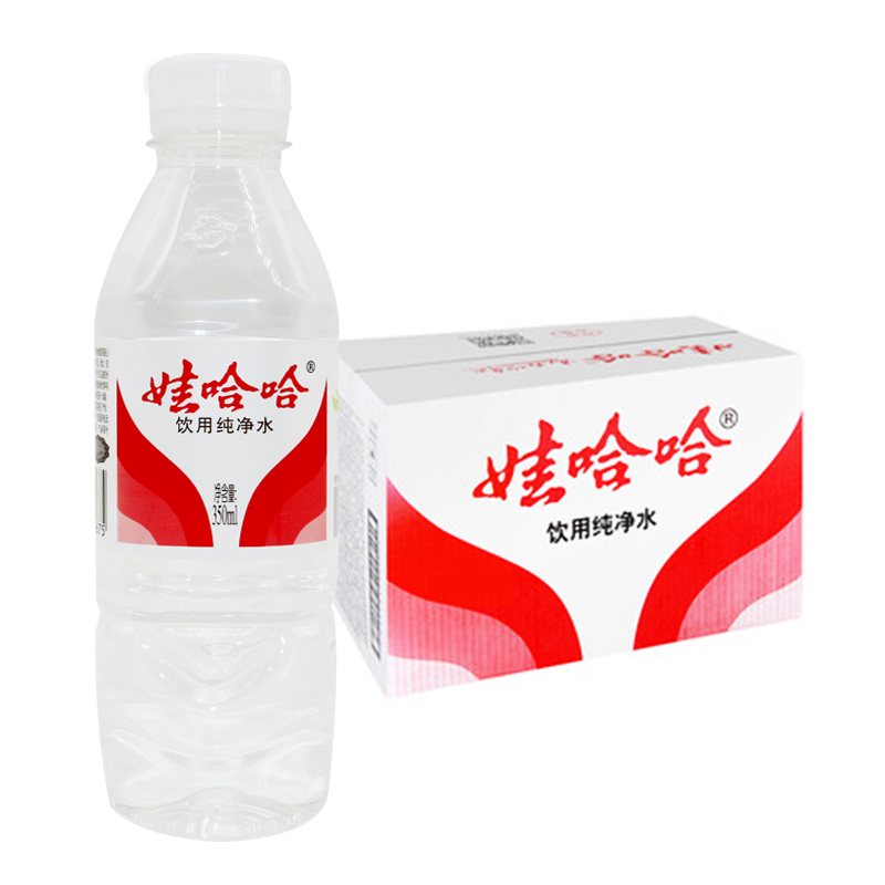 移动端、京东百亿补贴：WAHAHA 娃哈哈 饮用纯净水 350ml 24.52元