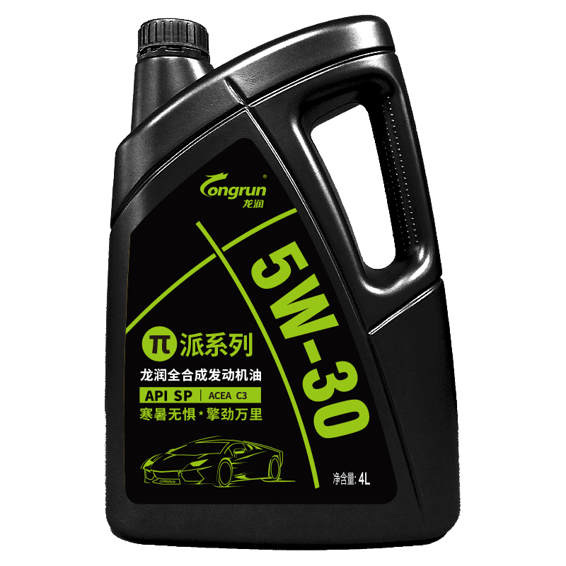 龙润 派系列 5W-30 SP级 全合成机油 4L 75.6元（需用券）