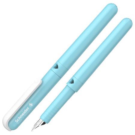 Schneider 施耐德 官方正品 免费刻字 德国进口小学生用钢笔 BK410 冰川蓝 EF尖 