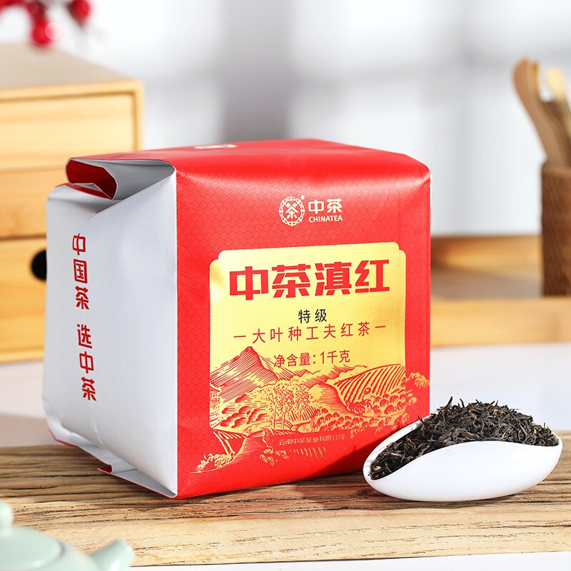 中茶滇红云南凤庆大叶种工夫红茶1kg 137.6元（需领券）