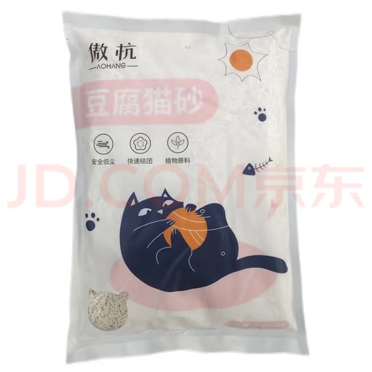 LOVECAT 爱宠爱猫 傲杭 豆腐原味猫砂2kg 9.76元（需用券）