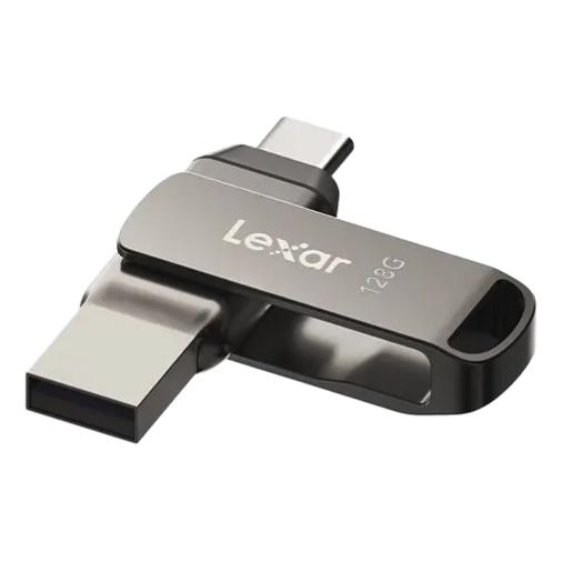 Lexar 雷克沙 128GB USB3.1 Type-C手机U盘D400 手机电脑两用 金属双接口 OTG 44.9元（