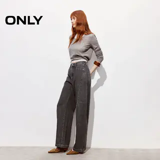 ONLY 【水洗弯刀】高腰牛仔裤 214元 - 86线报 ONLY 【水洗弯刀】高腰牛仔裤 214元 - 86线报