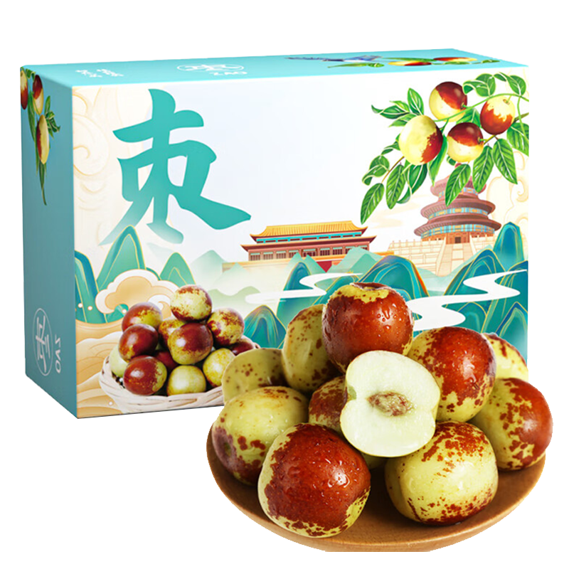 京东自营 山东沾化冬枣 3斤 大果12g+ 12.7元
