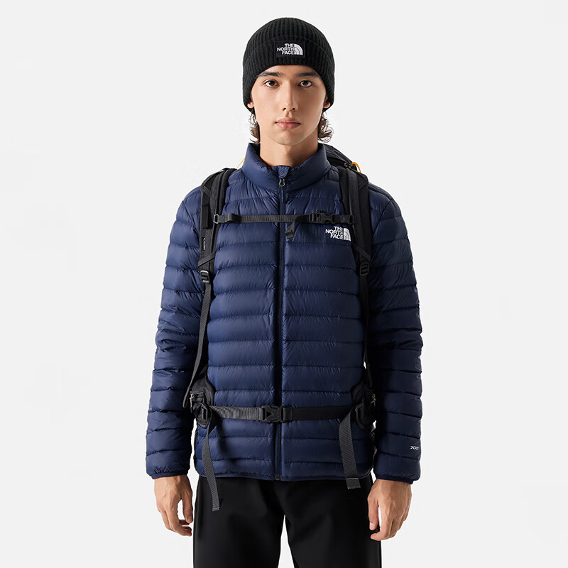 The North Face 北面羽绒服男户外轻薄羽绒外套83ON 8K2/藏青色 M 949元 包邮 （需