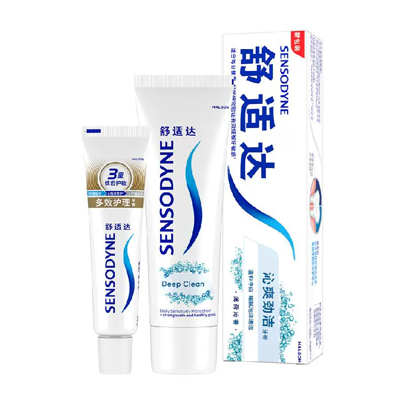 SENSODYNE 舒适达 抗敏感沁爽劲洁牙膏 130g ￥16.53