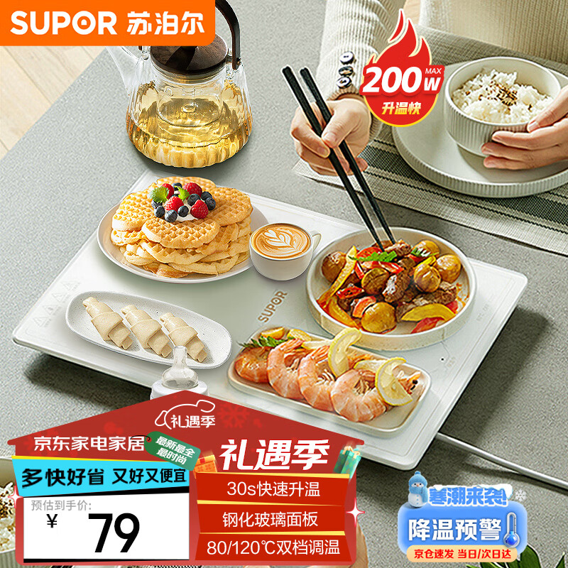 SUPOR 苏泊尔 BF4028A803 双档调温多功能暖菜板 ￥65.05