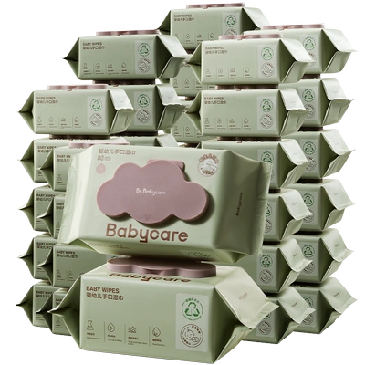 babycare 湿巾纸80抽24抽 184.9元（需领券，返100元超市卡）