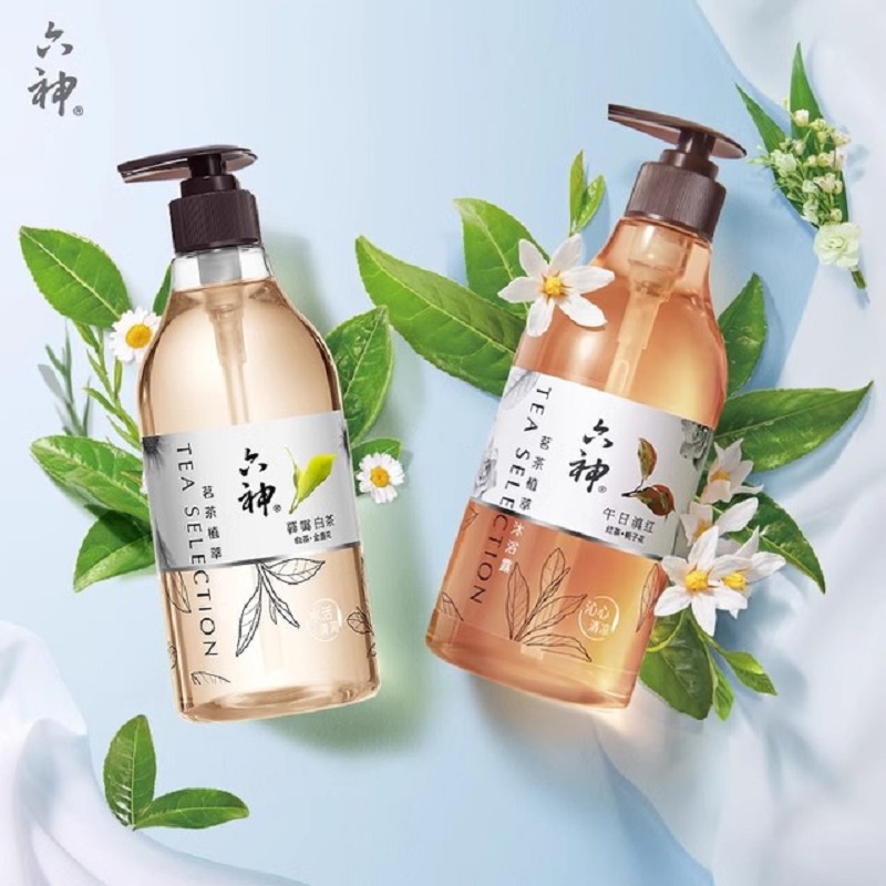 六神沐浴露茗茶植萃舒缓保湿475ml*2 券后23.8元