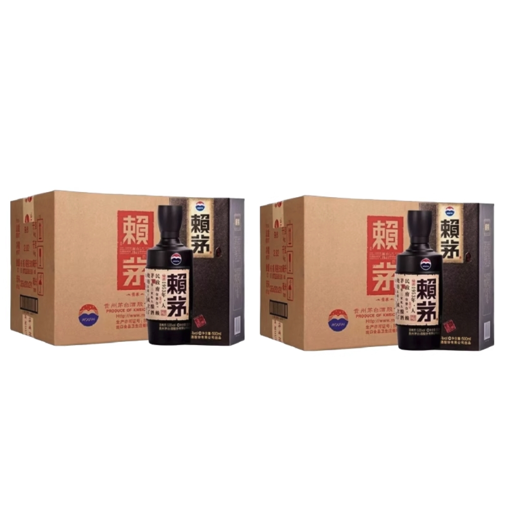 88VIP：LAYMAU 赖茅 传承棕 53度 酱香型白酒 500ml*6瓶（原箱*2箱） 3348元包邮（