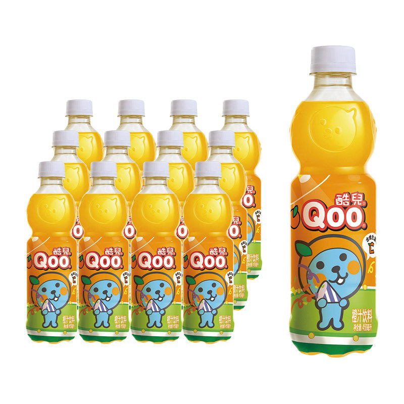 88VIP：可口可乐 Minute Maid美汁源 酷儿 Qoo果味/果汁饮料橙汁饮料450ml*12瓶整箱
