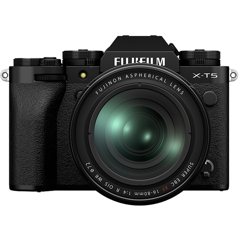 PLUS会员：FUJIFILM 富士 X-T5 微单相机 套机 黑色（16-80mm XF镜头) 15845.29元+税费 