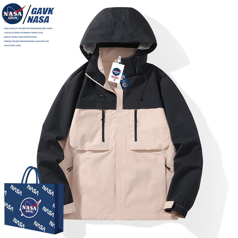 GAVK NASA GAVK2023秋冬季新品夹克男修身潮牌新款运动棒球服情侣女 69.8元（需