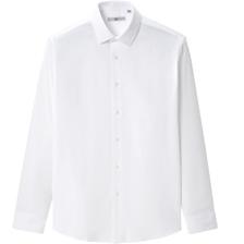HLA 海澜之家 长袖正装衬衫22秋冬新款休闲通勤白色衬衣男 118元