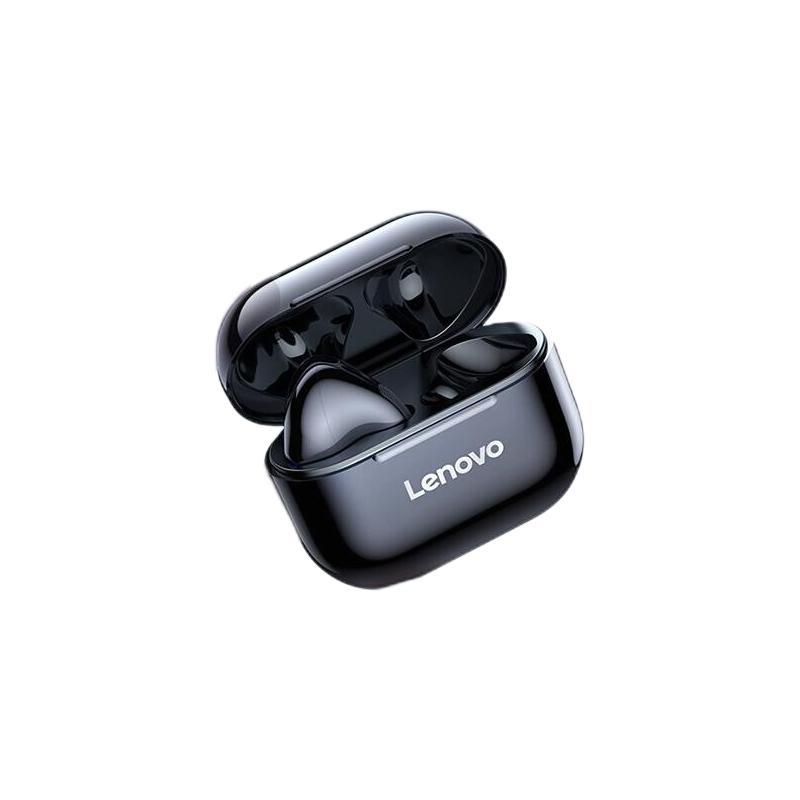 Lenovo 联想 LP40 半入耳式真无线蓝牙耳机 黑色 45.9元