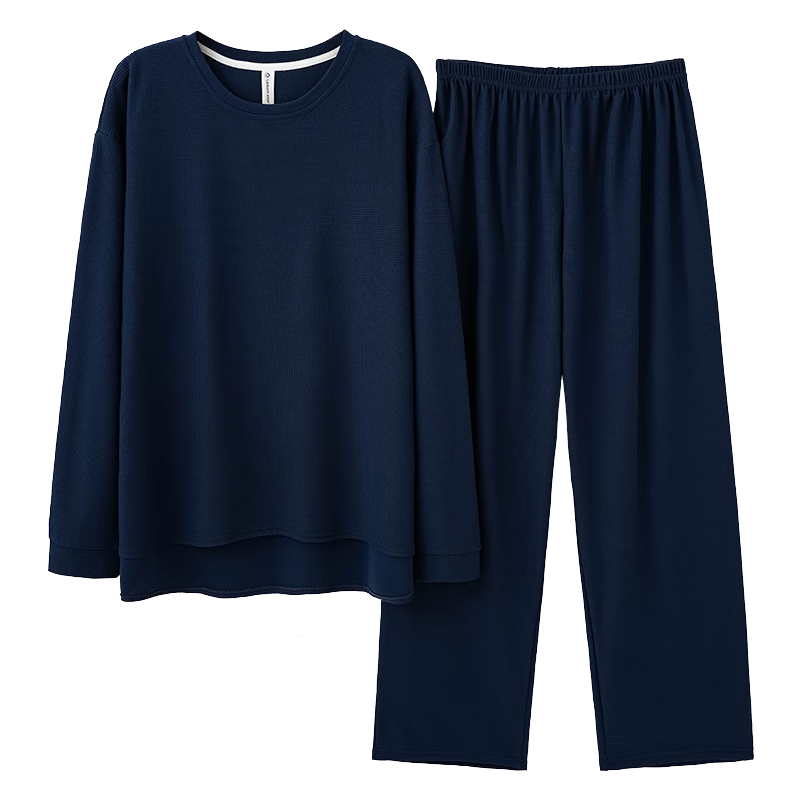 浪莎 情侣家居服 圆领套头 抑菌防螨 大码可外穿 春秋季款 32.8元(需领券)