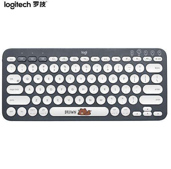 Logitech 罗技 K380 多设备蓝牙键盘 LINE FRIENDS系列-布朗熊 209元包邮 买手党-买手聚集的地方