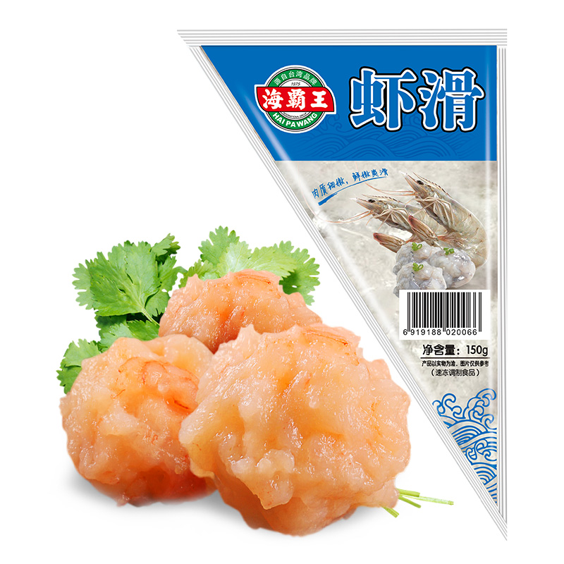 海霸王 虾滑 150g/袋 虾肉含量≥85%火锅食材 13.68元（需用券）