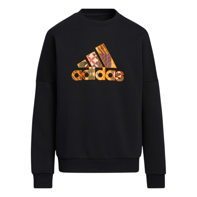 adidas 大童圆领套头卫衣 运动休闲上衣 HC27 XL 80.1元