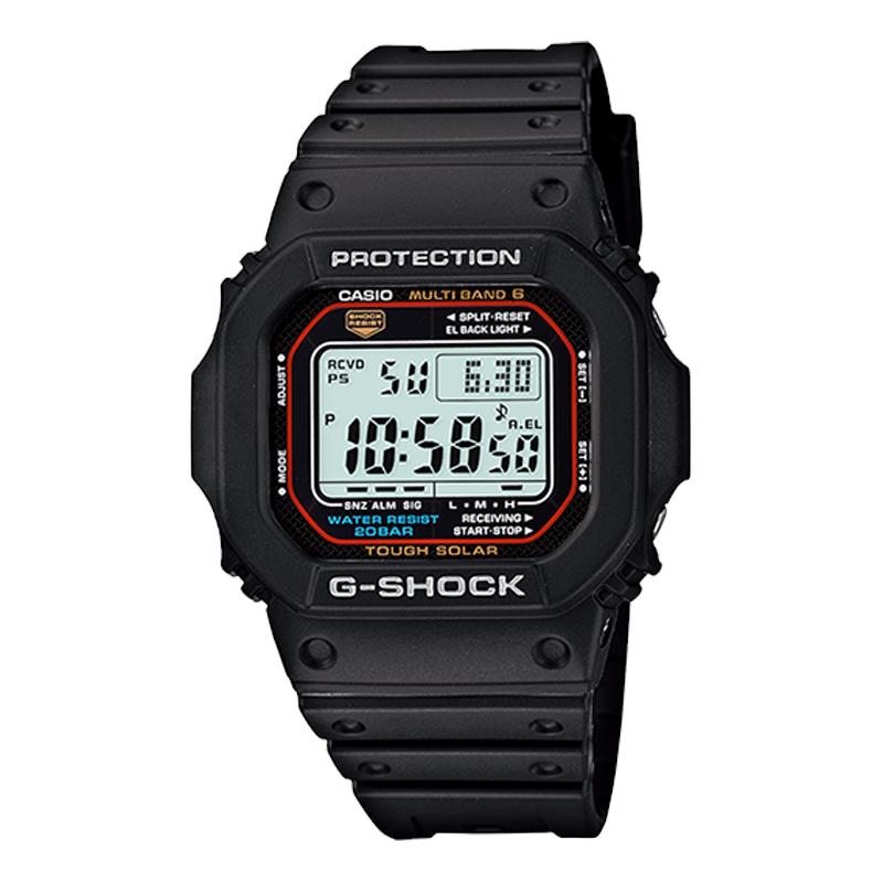 CASIO 小红圈 G-SHOCK经典系列 43.2毫米太阳能电波腕表 GW-M5610U-1 520.1元