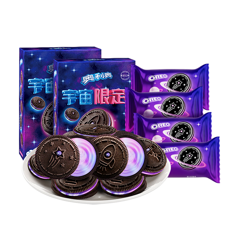 plus会员：奥利奥（Oreo） 夹心饼干 宇宙限定系列口味 97g*2 共194g 9.79元（需