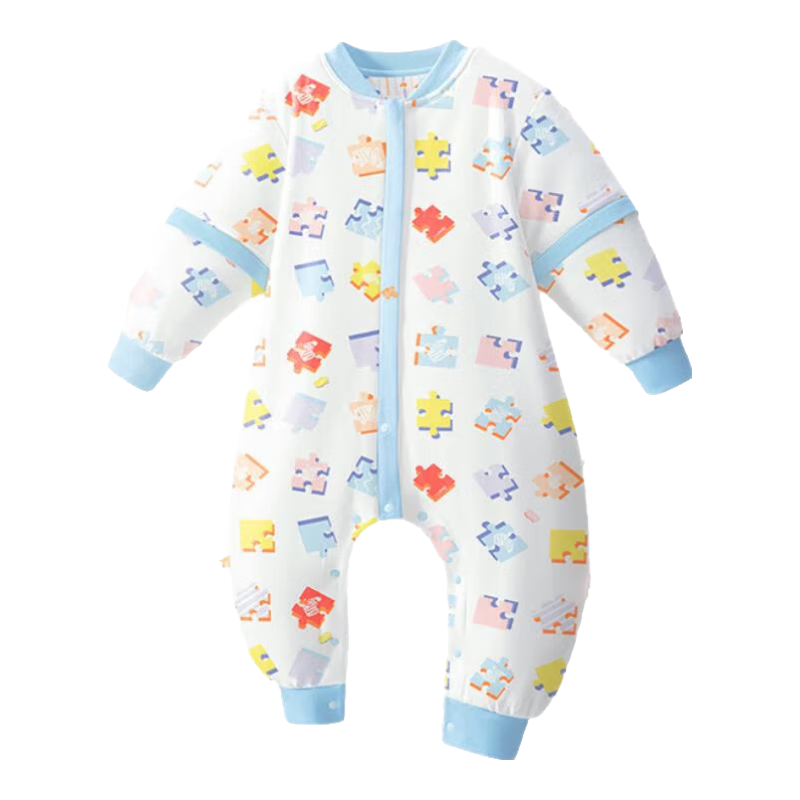 良良 liangliang）儿童睡袋儿童秋冬分腿新生儿睡袋宝宝防踢被子纯棉保暖 春