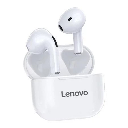 移动端、京东百亿补贴：Lenovo 联想 LP40 半入耳式真无线蓝牙耳机 白色 43.49