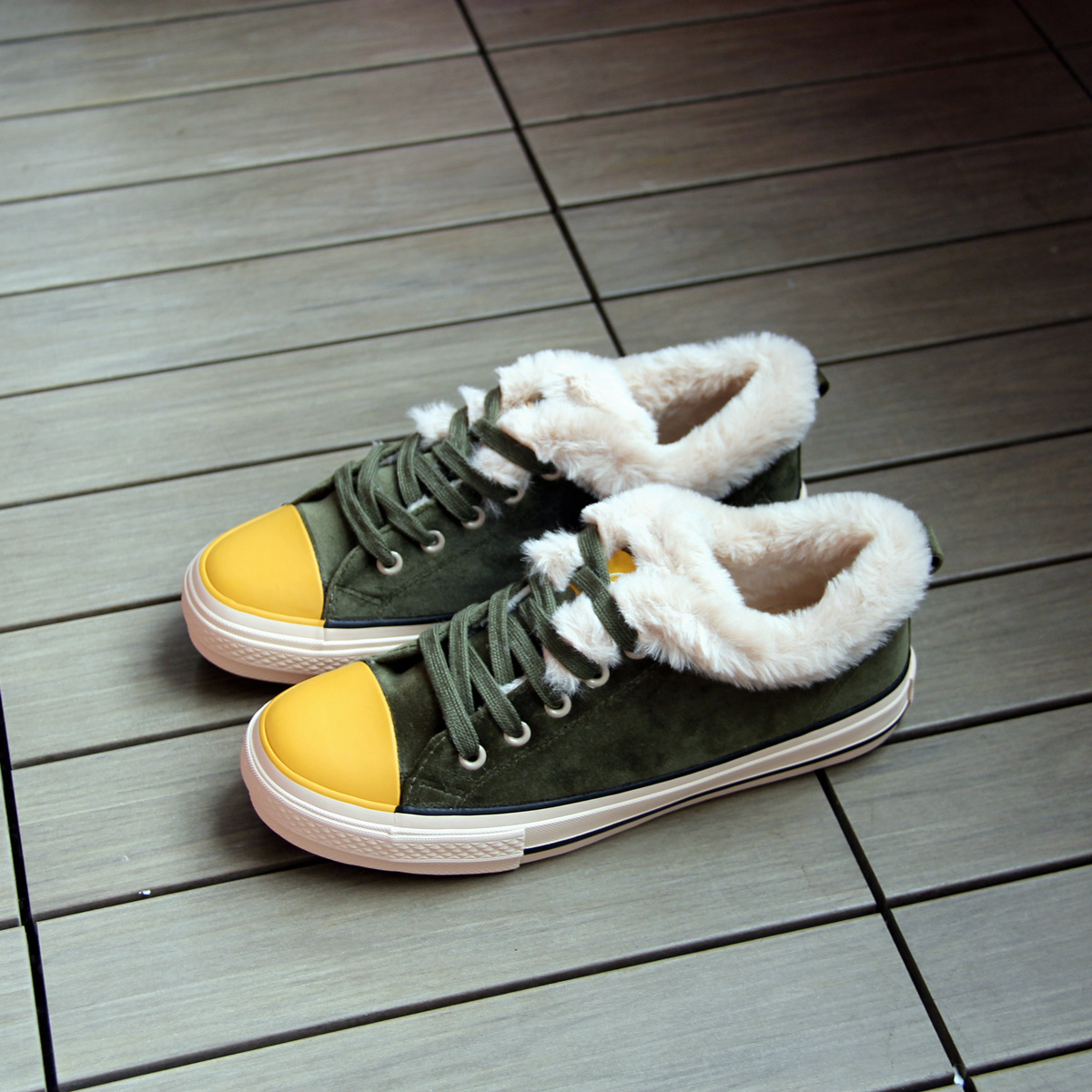 RENBEN 人本 帆布鞋女2023春夏潮流百搭休闲鞋平底板鞋女生鞋子小白鞋女鞋 19.