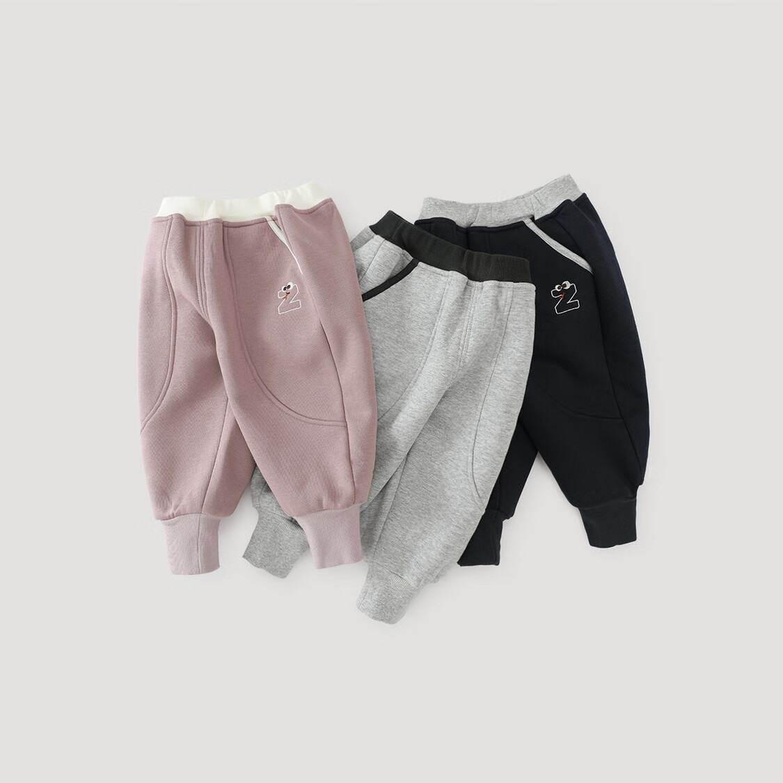 巴厘小猪 儿童保暖裤运动休闲长裤（3色可选） 38.4元