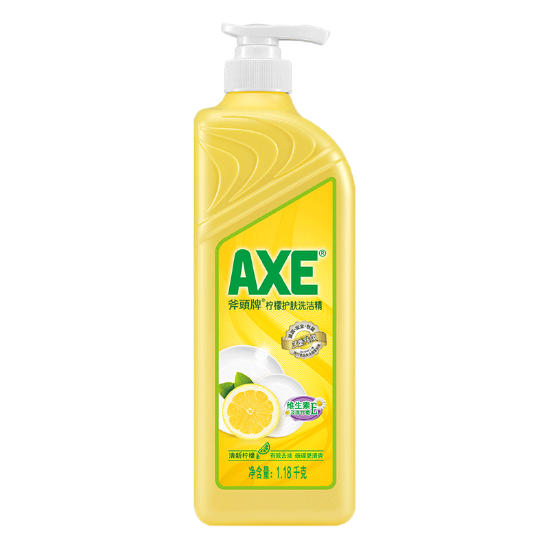 plus会员：斧头牌（AXE）柠檬护肤洗洁精 1.18kg（泵装）*凑单 8.32元