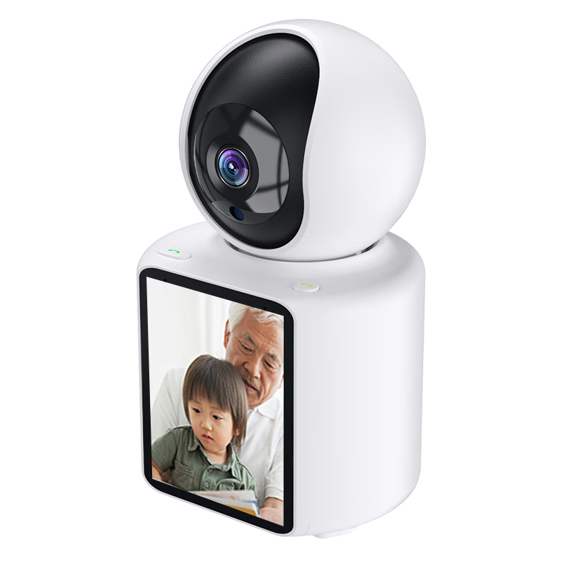 纽曼无线摄像头家用室内家庭2K高清双向视频通话手机远程监控器360度无死