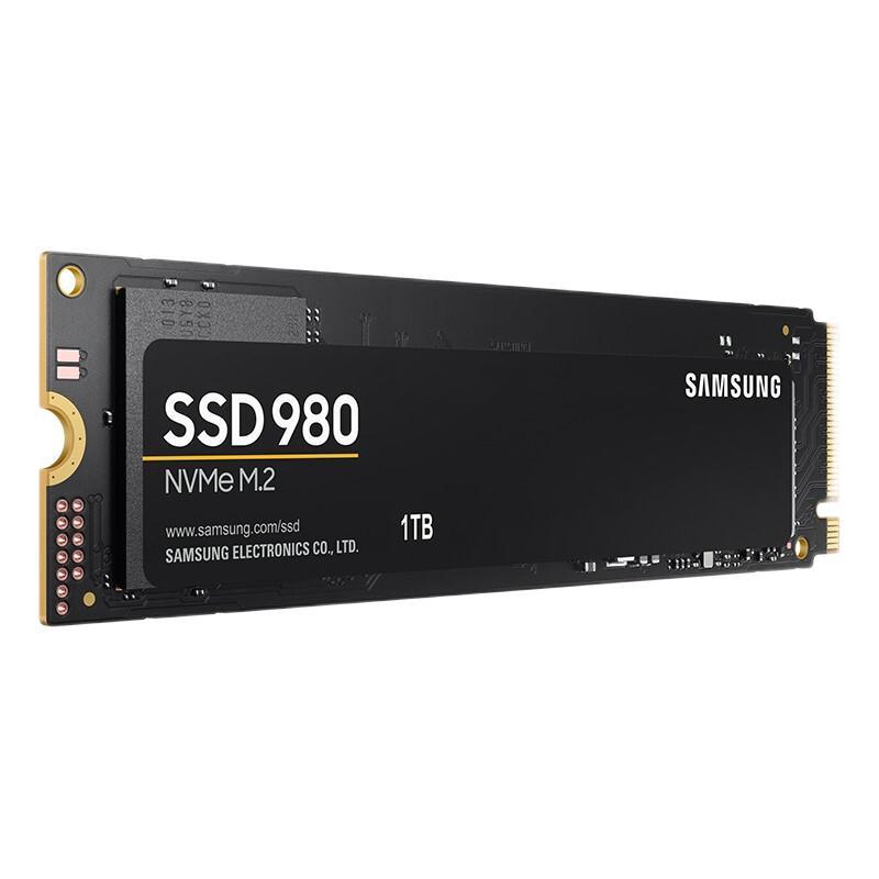 SAMSUNG 三星 1TB SSD固态硬盘 M.2接口(NVMe协议) AI电脑配件 读速3500MB/S 980 516.41元