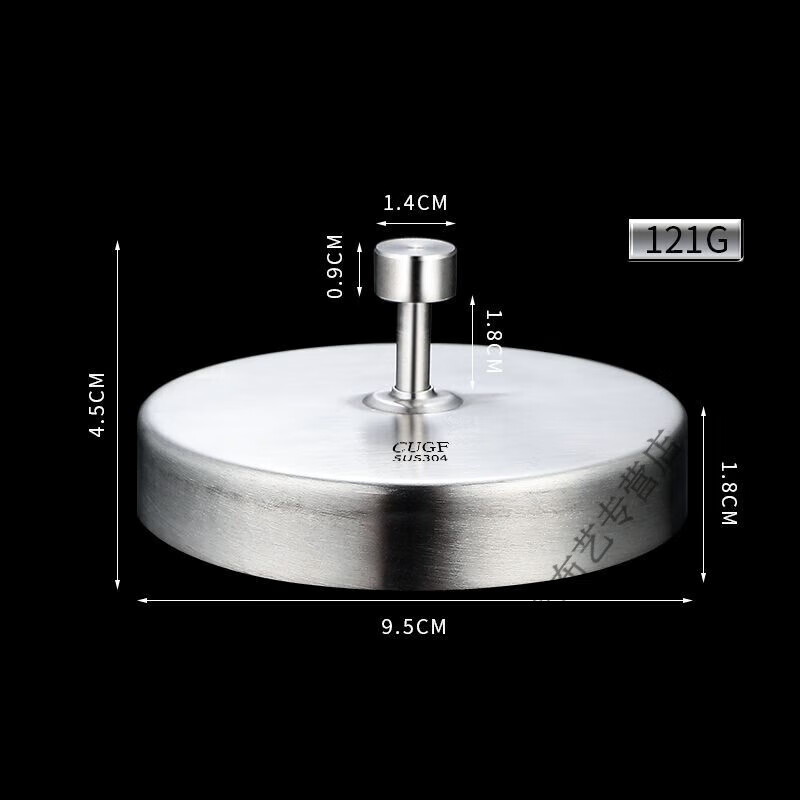 娴砰 不锈钢DIY手工汉堡饭团圆形煎蛋烧饼厨房小工具 304肉饼制作器(使用简