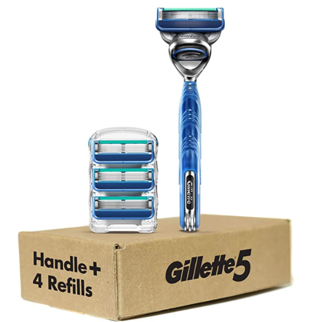 Gillette 吉列 5手动剃须刀套组（1刀架+4刀头）78.82元