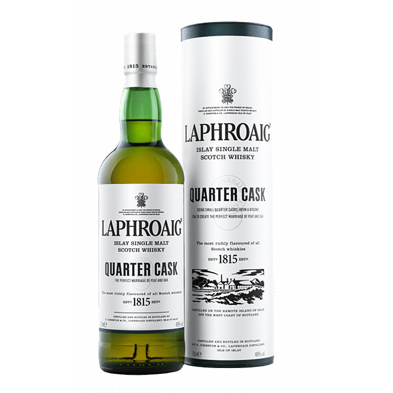 LAPHROAIG 拉弗格 四分之一桶 单一麦芽 苏格兰威士忌 48%vol 700ml 单瓶装 267元（