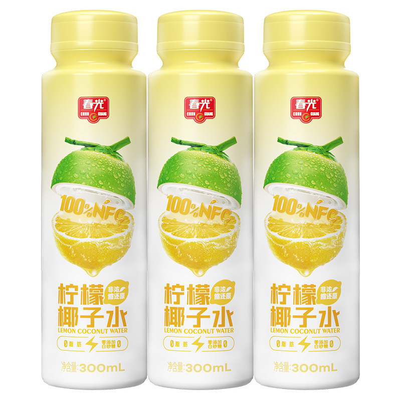 CHUNGUANG 春光 柠檬椰子水 300ml*3 7.9元